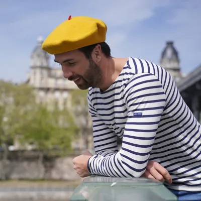 Mustard Fashion Beret - Le Béret Français Reference: 5313 | Chapellerie Traclet