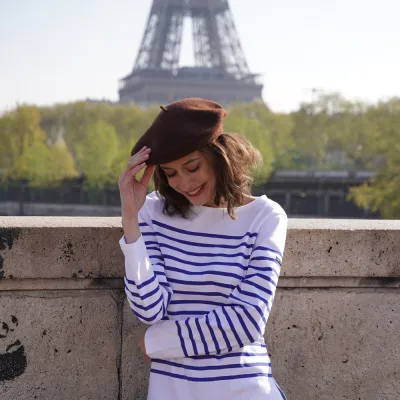 Classic Brown Beret - Le Béret Français Reference: 10081 | Chapellerie Traclet