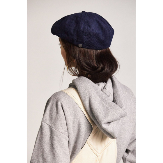 Casquette Brood Coton  Bleu Patriote- Brixton