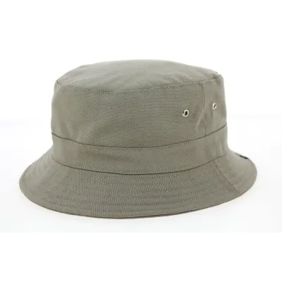 Dark Beige Cotton Soho Bucket Hat - Mtm Reference: 10105 | Traclet Millinery