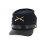 Union Army Cap in Navy Blue Wool - Traclet