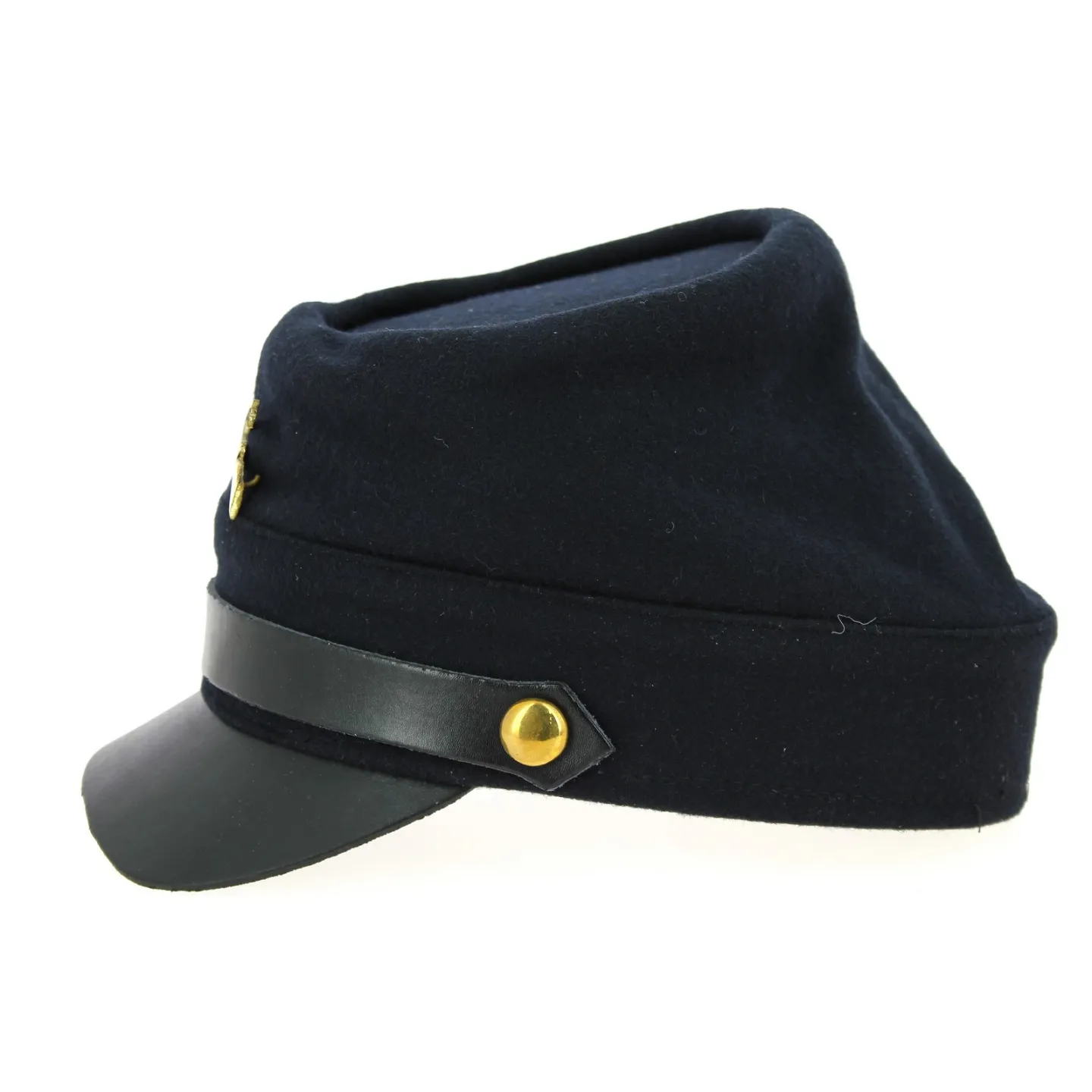 Union Army Cap in Navy Blue Wool - Traclet  Reference: 10109 | Traclet Hat Shop