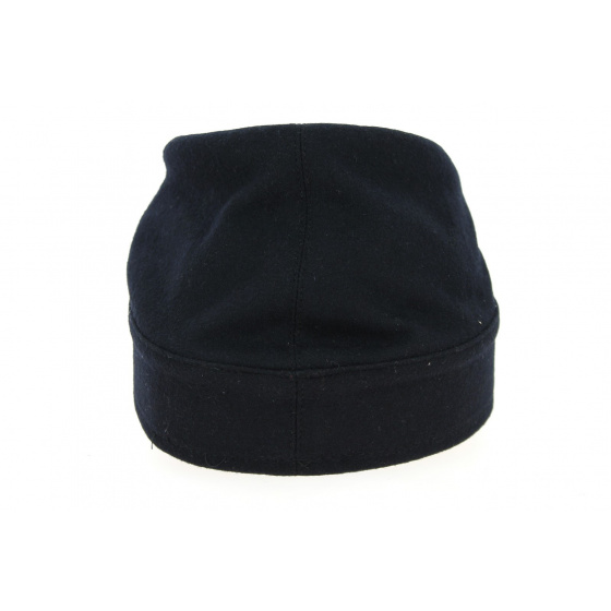 Casquette Nordiste Drap Laine Bleu Marine- Traclet 