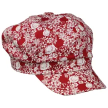 Summer Newsboy Cap Constance Cotton Red - Traclet Reference: 10111 | Traclet Hat Shop
