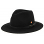 Georgia Black Wool Outdoor Hat - Mayser