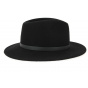 Georgia Black Wool Outdoor Hat - Mayser