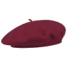 Béret Laine Barascon Bordeaux - beret Reference : 7431 | Chapellerie Traclet