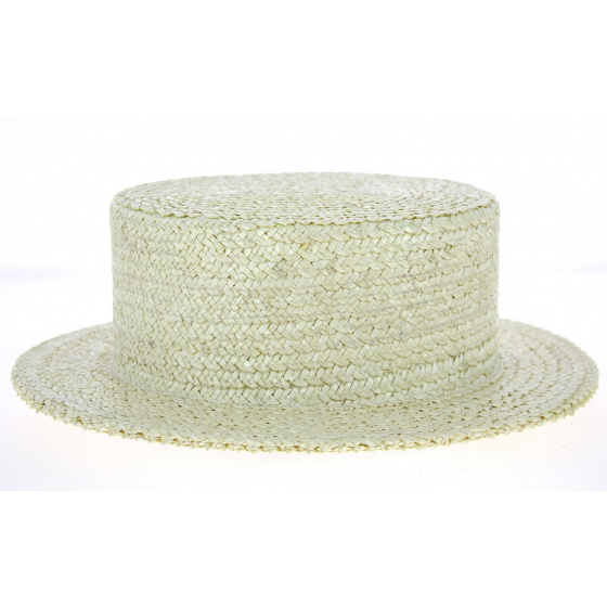 Canotier Triple Épaisseur Blanc- Traclet