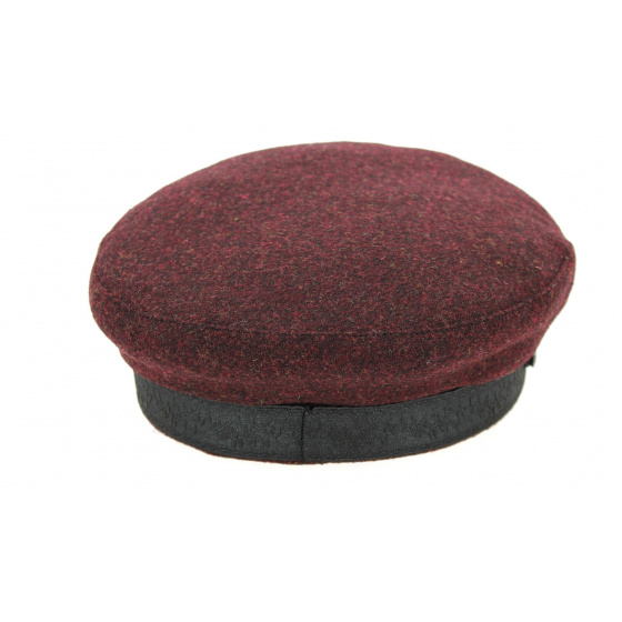 Casquette Marin Camaret Laine Bordeaux- Mtm