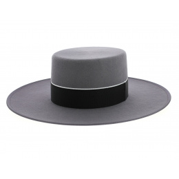 Grey Felt Andalusian Cordobes Hat