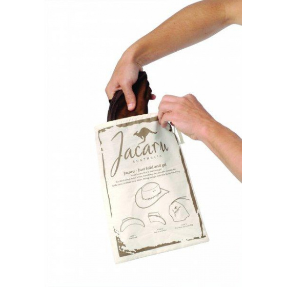 Brown Roo Nomad Leather Traveller Hat - Jacaru