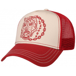 Casquette Baseball Trucker Tiger Chain Coton- Stetson