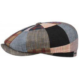 Casquette Hatteras Patchwork Lin, Laine & Coton- Stetson