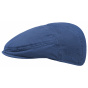 Blue Cotton Oakwood Flat Cap - Stetson