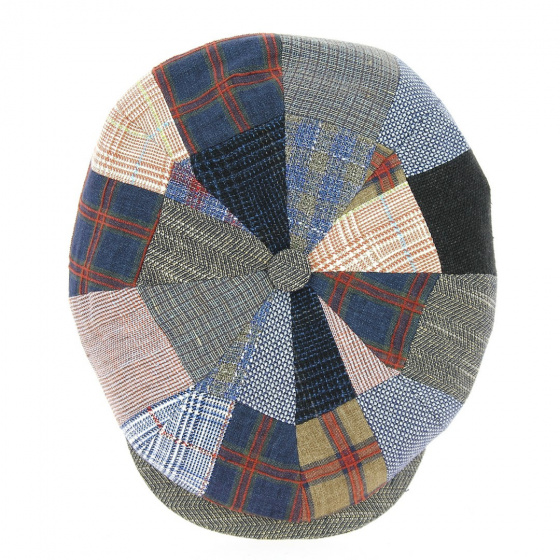 Casquette Hatteras Patchwork Lin, Laine & Coton- Stetson
