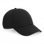 Organic Cotton Black Baseball Cap - Beechfield