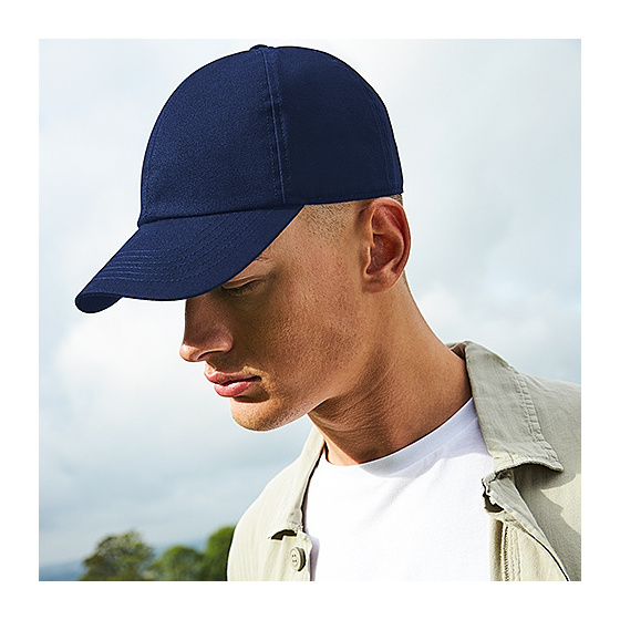 Casquette Baseball Coton Biologique Noire- Beechfield Casquette Baseball Coton Biologique Noire- Beechfield