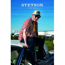 Baseball Cap Trucker Sunset Blue & Yellow - Stetson