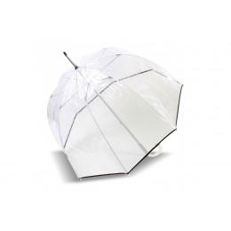 Black Transparent Dome Umbrella - Isotoner