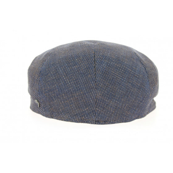 Casquette Plate Bagnone Bleue Lin & Coton- ALFONSO D'ESTE