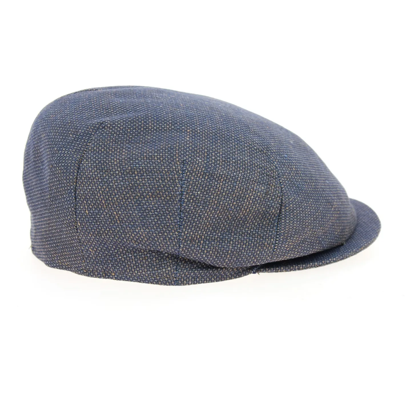 Casquette Plate Bagnone Bleue Lin & Coton- Traclet Reference : 10156 | Chapellerie Traclet