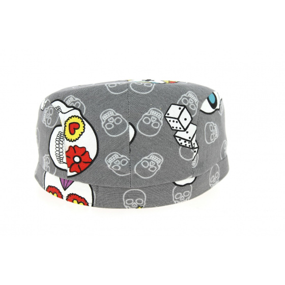 Casquette Bombée Calavera Coton Grise- City Sport