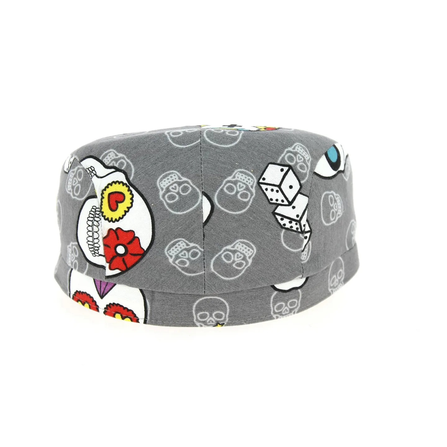 Casquette Bombée Calavera Coton Grise- City Sport Reference : 9072 | Chapellerie Traclet