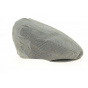 Gray Linen Checkered Flat Cap Ekeren - City Sport