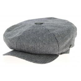 Blue Silk Herringbone Irish Ivy Cap - City Sport