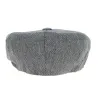 Blue Silk Herringbone Irish Ivy Cap - City Sport  Reference: 10160 | Traclet Hat Shop