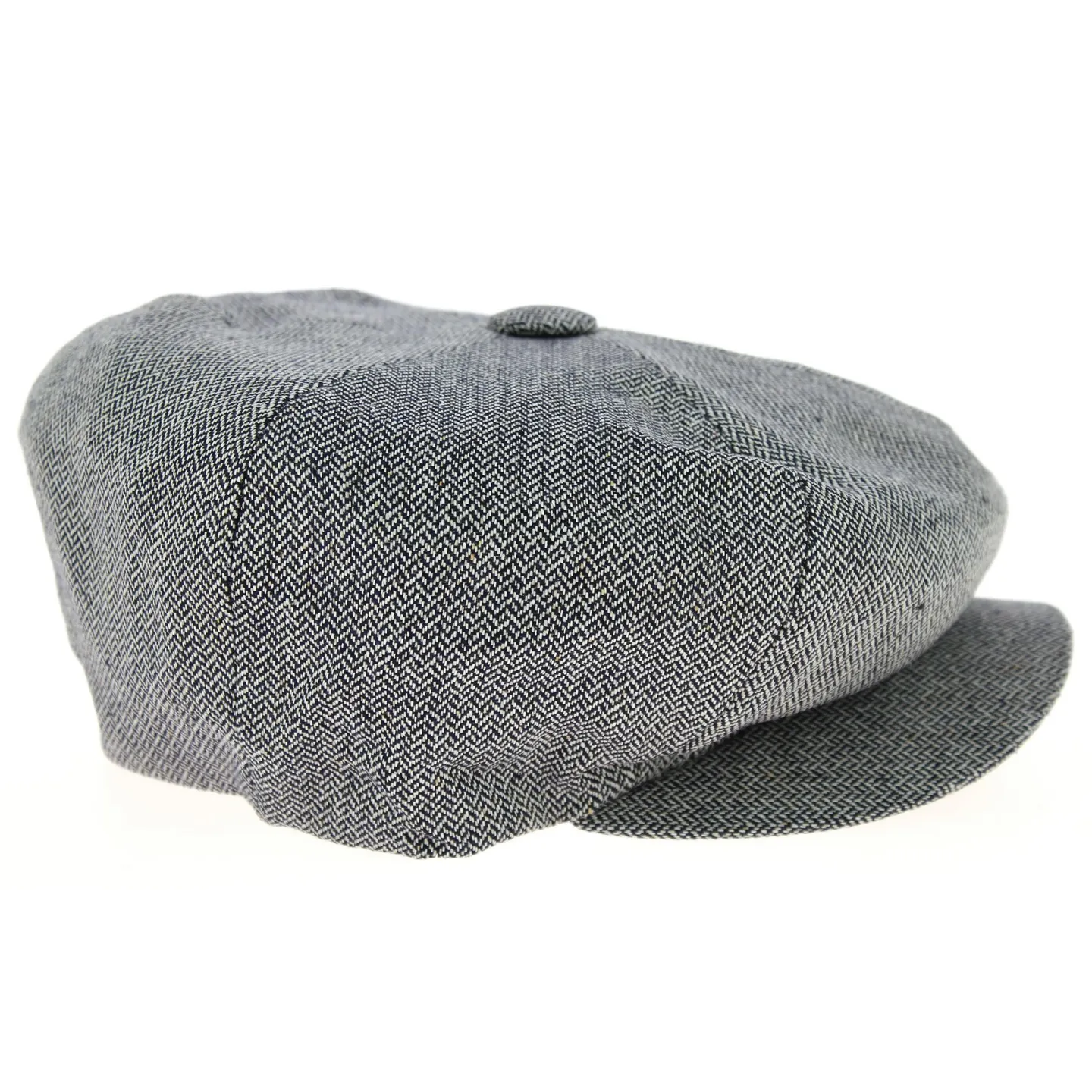 Casquette Irlandaise Lierre à Chevrons Bleue Soie- City Sport  Reference : 10160 | Chapellerie Traclet