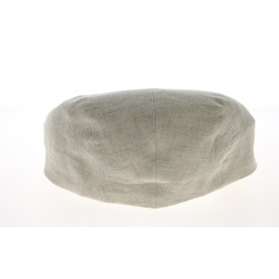 Anvers Beige Linen Flat Cap - City Sport