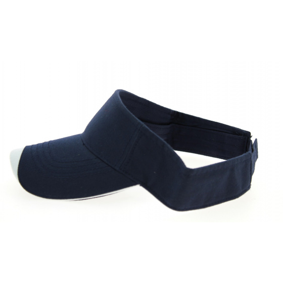 Navy Blue Cotton Break Visor - Traclet Navy Blue Cotton Break Visor - Traclet