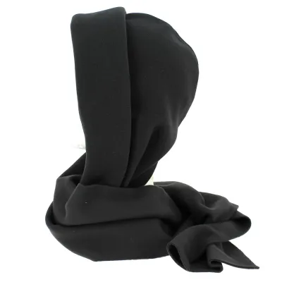 Capuche Femme Vairé Polaire Noire made in France - Traclet  Reference : 10179 | Chapellerie Traclet