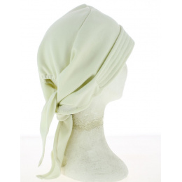 Turban Scarf Chemotherapy Cotton Ecru- Traclet