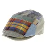Casquette Bombée Domiti Patchwork Lin - Mtm Reference : 10189 | Chapellerie Traclet