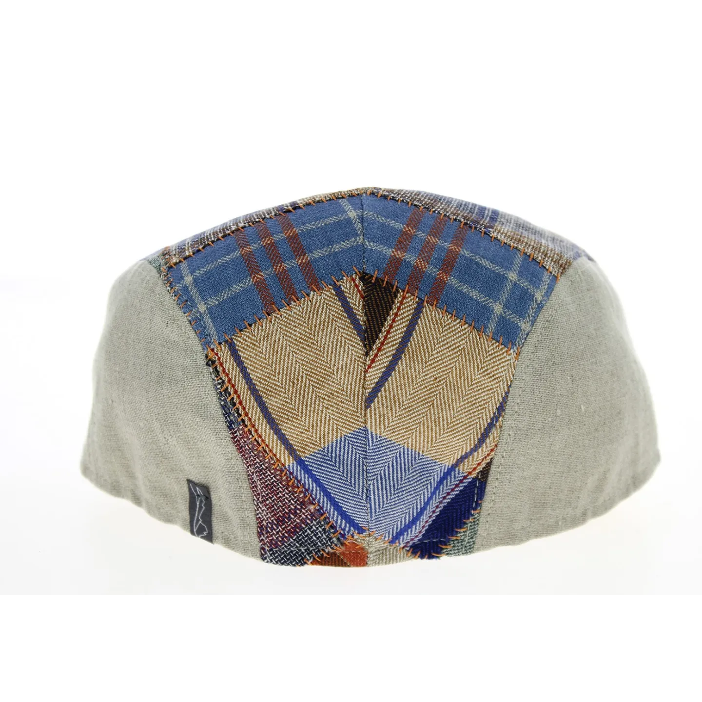 Casquette Bombée Domiti Patchwork Lin - Mtm Reference : 10189 | Chapellerie Traclet