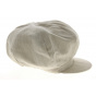 Sand Linen Rasta Newsboy Cap - Mtm