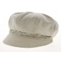 Bronze Linen Newsboy Cap - Mtm
