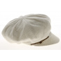 Bronze Linen Newsboy Cap - Mtm
