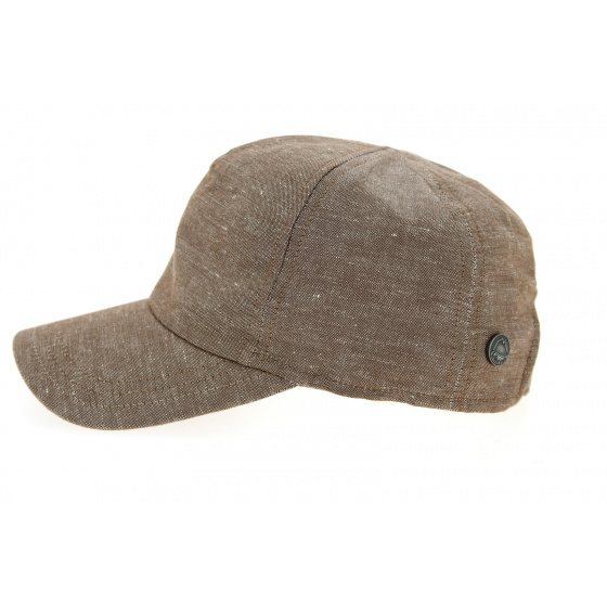 American United Cotton & Linen Cap Tobacco - Mtm American United Cotton & Linen Cap Tobacco - Mtm