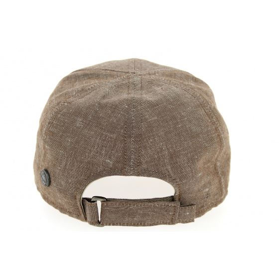 Casquette Américaine United Coton & Lin Tabac- Mtm Casquette Américaine United Coton & Lin Tabac- Mtm