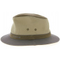 Cotton Safari Traveler Hat Gray & Beige - Stetson