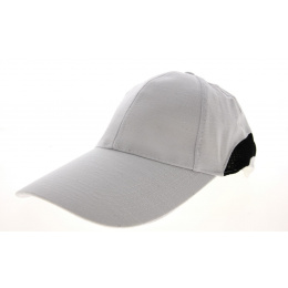 Cody Long Visor Cotton Cap in White - Traclet