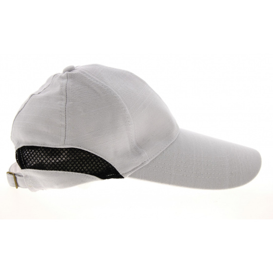 Casquette Grande Visière Cody Coton Blanche- Traclet
