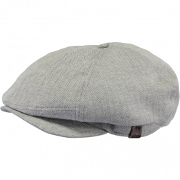 Light Gray Cotton Jamaica Flat Cap - Barts