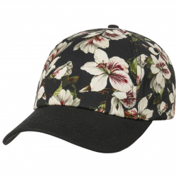 Baseball Cap Floweries Black Cotton- Barts