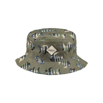 Reversible Kids Bucket Hat Antigua Fish Cotton - Barts Reference: 10218 | Chapellerie Traclet