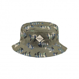 Reversible Kids Bucket Hat Antigua Fish Cotton - Barts