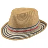 Chapeau Trilby Enfant Hare Paille Papier Naturel- Barts
